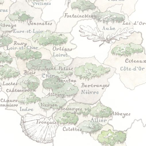 Prestations cartographies domaines de chasse et forêts