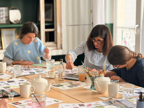 Ateliers d'initiation à l'aquarelle ou à la lie de vin