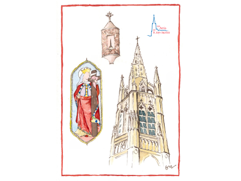 Carte de vœux 2026 - Association des Amis de Saint-Jean - Novembre 2025