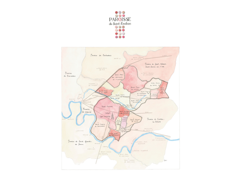 Cartographie des paroisses de Saint-Émilion - Mai 2026